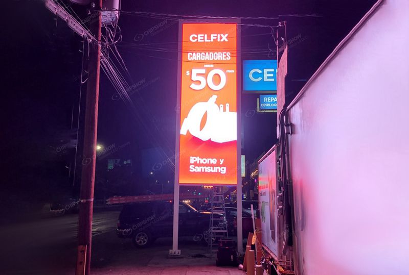 ABD'de C-Slim P6.67 dış mekan LED reklam panosu